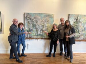 Closing Reception for my solo show at Kingfisher Art Co.